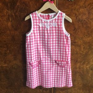 Lilly Pulitzer 6X pink sheath seashell dress